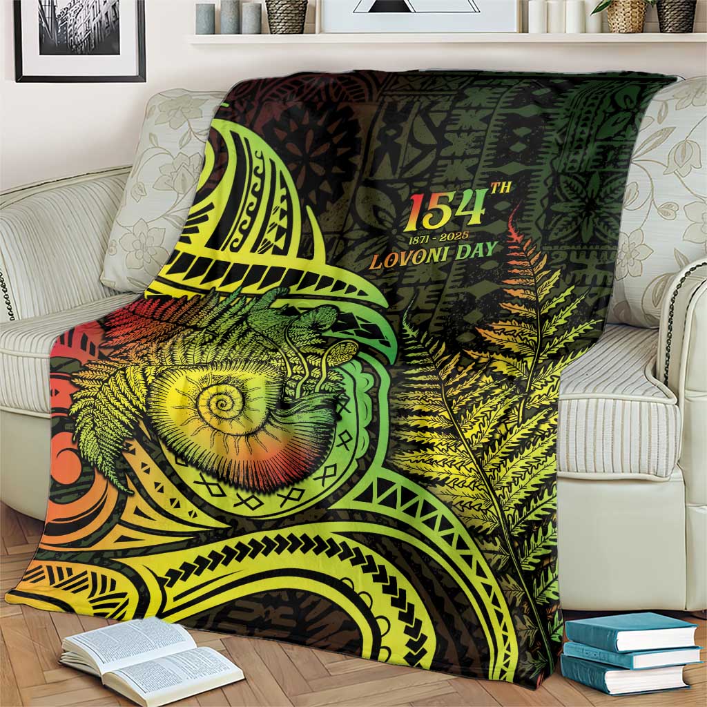 Fiji Lovoni Day Blanket 154th Years