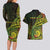 Personalised Fiji Lovoni Day Couples Matching Long Sleeve Bodycon Dress and Hawaiian Shirt 154th Years