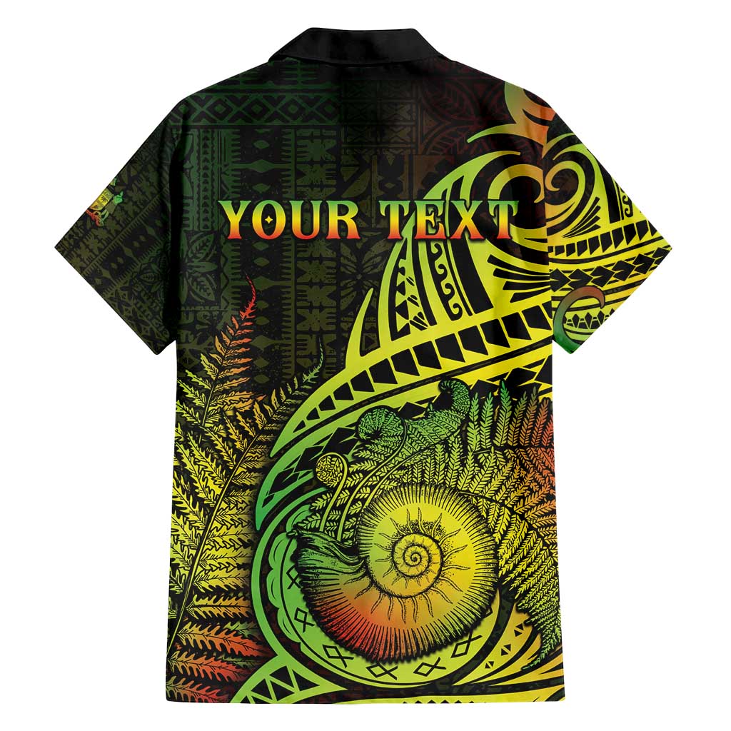 Personalised Fiji Lovoni Day Family Matching Long Sleeve Bodycon Dress and Hawaiian Shirt 154th Years