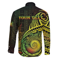 Personalised Fiji Lovoni Day Family Matching Long Sleeve Bodycon Dress and Hawaiian Shirt 154th Years