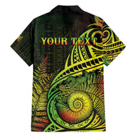 Personalised Fiji Lovoni Day Family Matching Puletasi and Hawaiian Shirt 154th Years