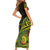 Personalised Fiji Lovoni Day Family Matching Short Sleeve Bodycon Dress and Hawaiian Shirt 154th Years