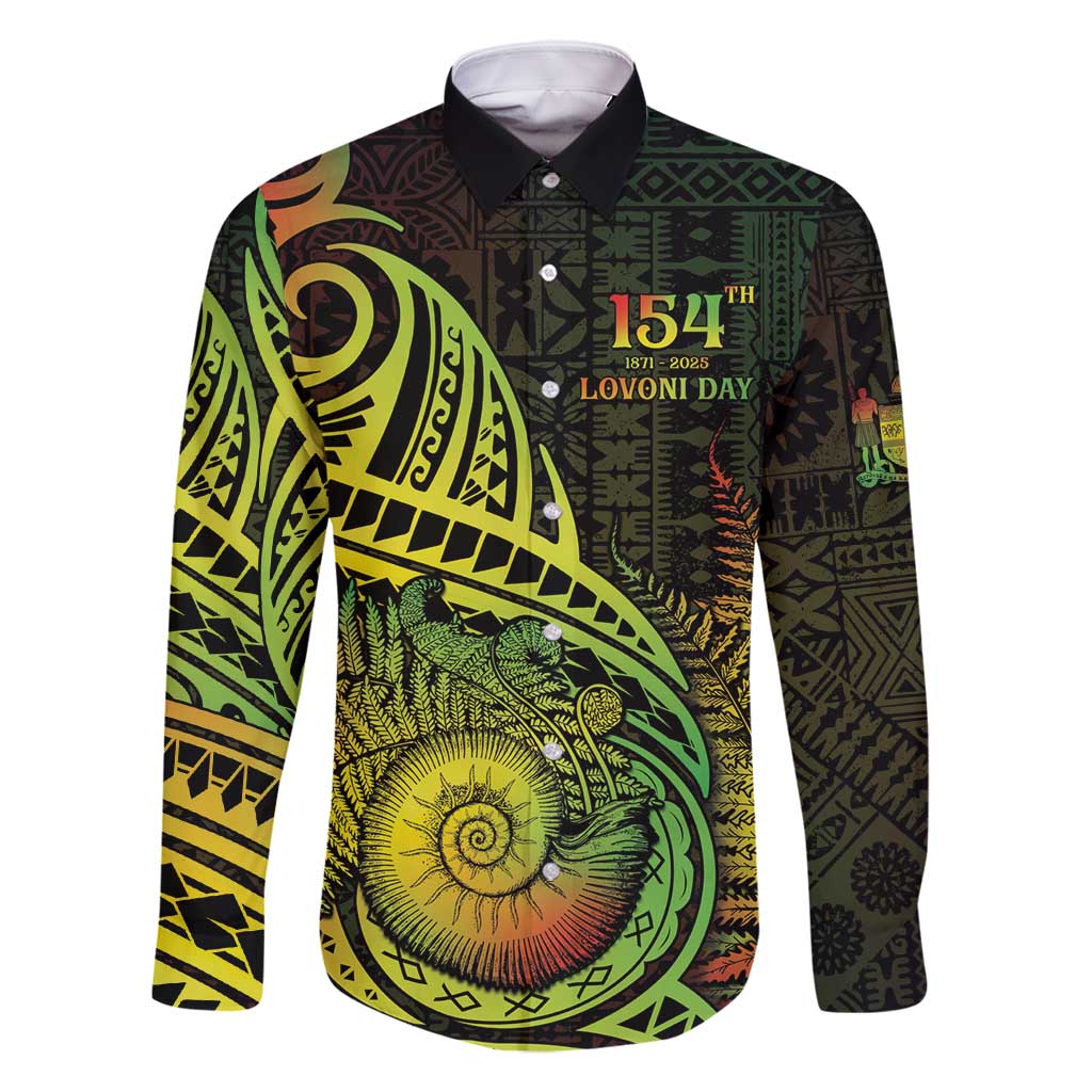 Personalised Fiji Lovoni Day Family Matching Summer Maxi Dress and Hawaiian Shirt 154th Years