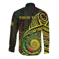 Personalised Fiji Lovoni Day Long Sleeve Button Shirt 154th Years