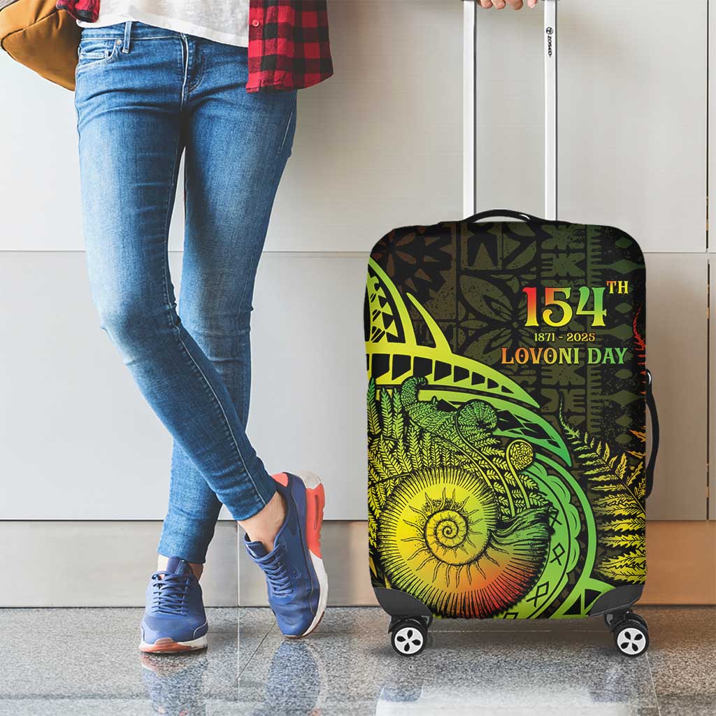 Fiji Lovoni Day Luggage Cover 154th Years