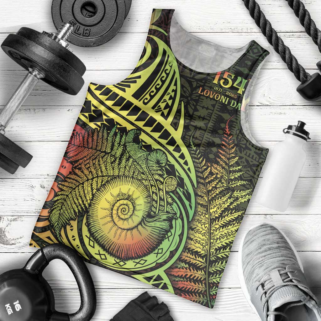Personalised Fiji Lovoni Day Men Tank Top 154th Years