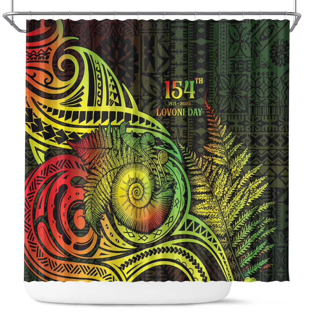 Fiji Lovoni Day Shower Curtain 154th Years