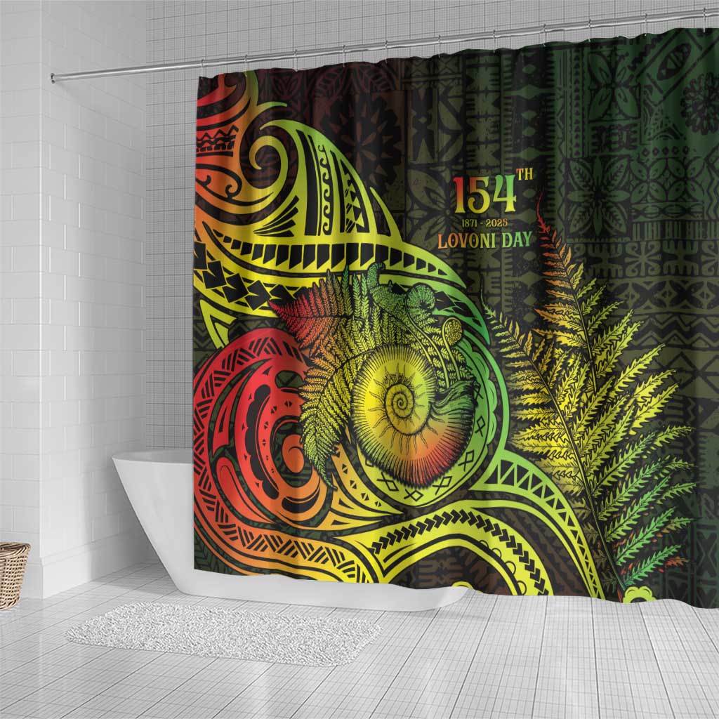 Fiji Lovoni Day Shower Curtain 154th Years