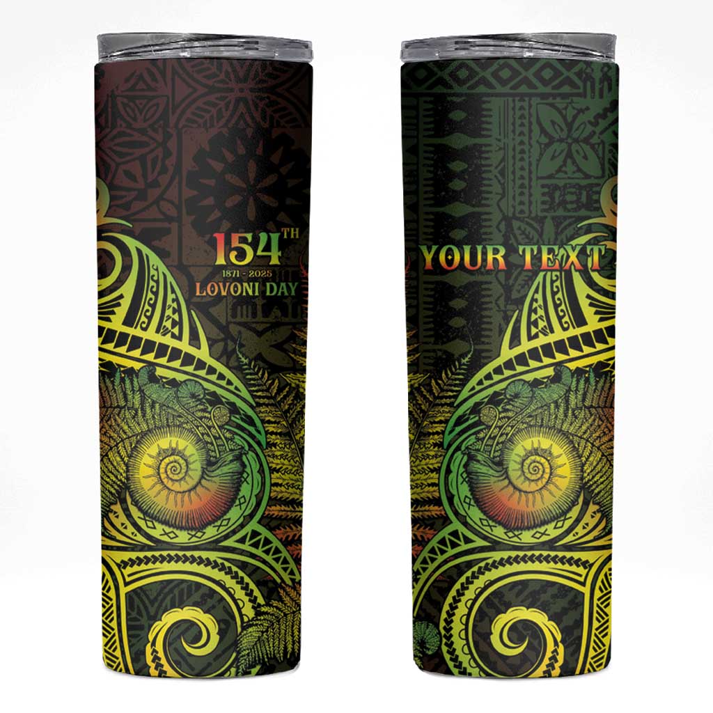 Personalised Fiji Lovoni Day Skinny Tumbler 154th Years
