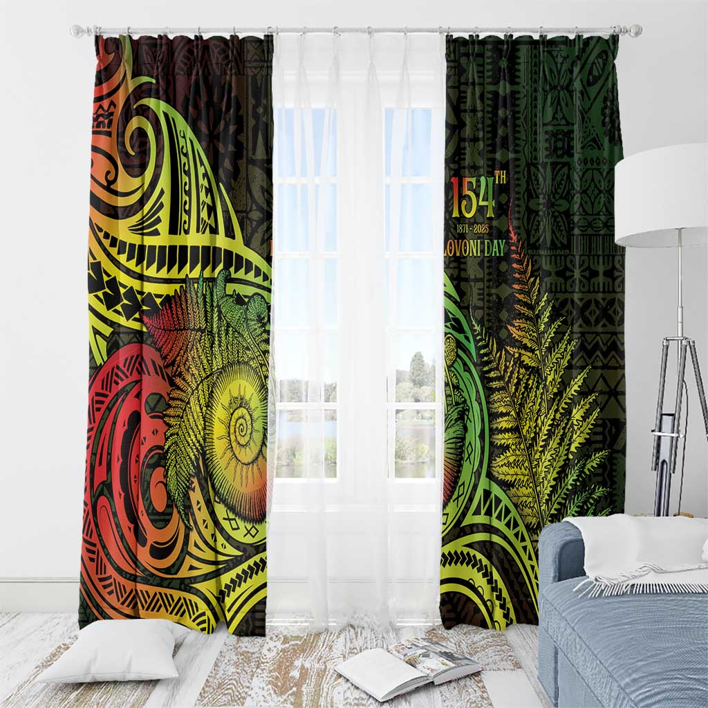Fiji Lovoni Day Window Curtain 154th Years