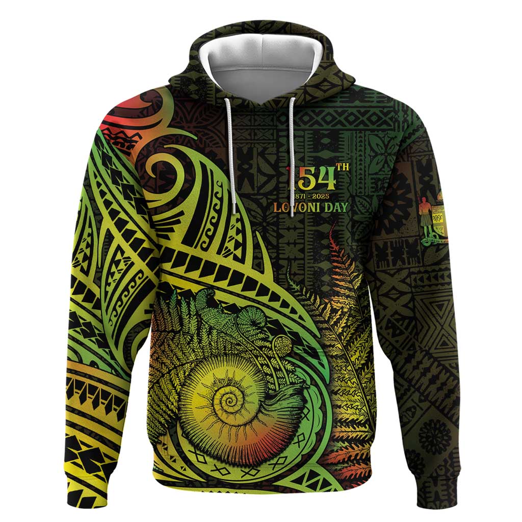Personalised Fiji Lovoni Day Zip Hoodie 154th Years