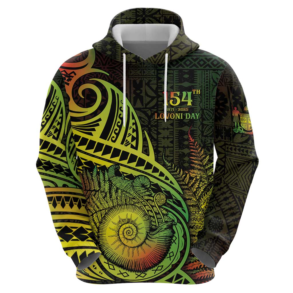Personalised Fiji Lovoni Day Zip Hoodie 154th Years