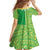 Fiji Lovoni Family Matching Tank Maxi Dress and Hawaiian Shirt Fijian Tapa Salusalu Green Glitter