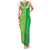 Fiji Lovoni Family Matching Tank Maxi Dress and Hawaiian Shirt Fijian Tapa Salusalu Green Glitter