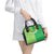 Fiji Lovoni Shoulder Handbag Fijian Tapa Salusalu Green Glitter