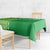 Fiji Lovoni Tablecloth Fijian Tapa Salusalu Green Glitter