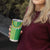 Fiji Lovoni Tumbler Cup Fijian Tapa Salusalu Green Glitter