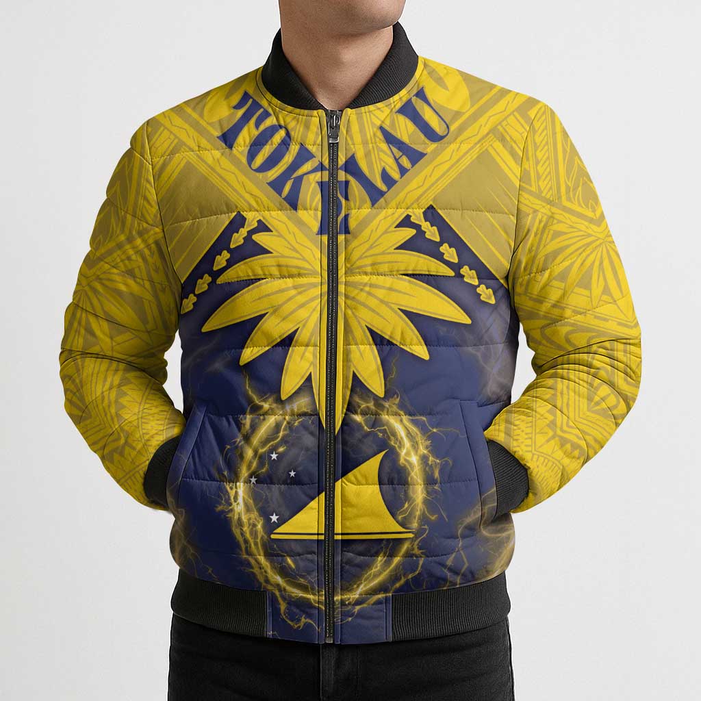 Tokelau Tokehega Day Bomber Puffer Jacket National Badge Special Style - Polynesian Pride
