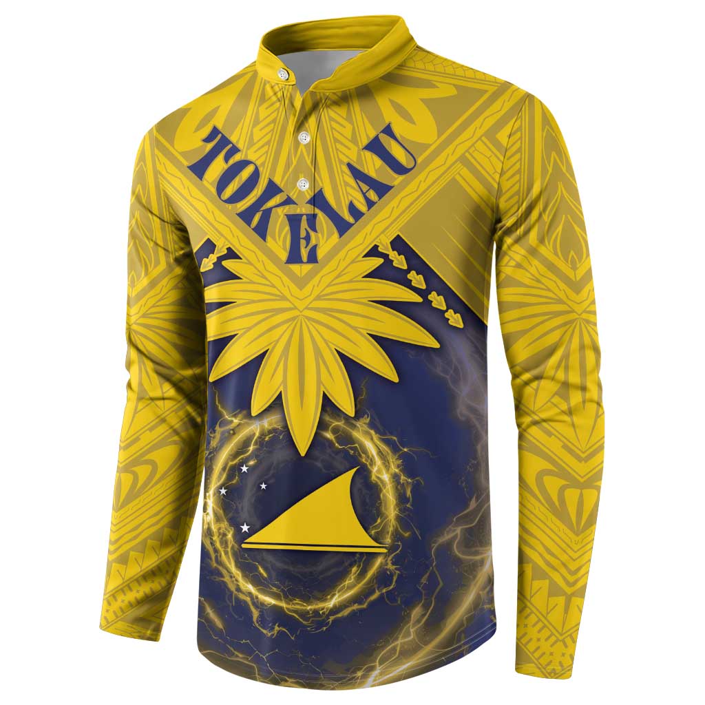 Tokelau Tokehega Day Button Sweatshirt National Badge Special Style - Polynesian Pride