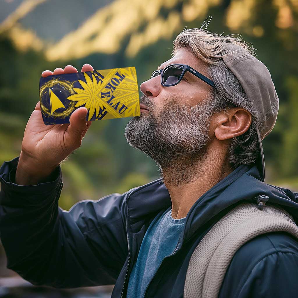 Tokelau Tokehega Day 4 in 1 Can Cooler Tumbler National Badge Special Style - Polynesian Pride