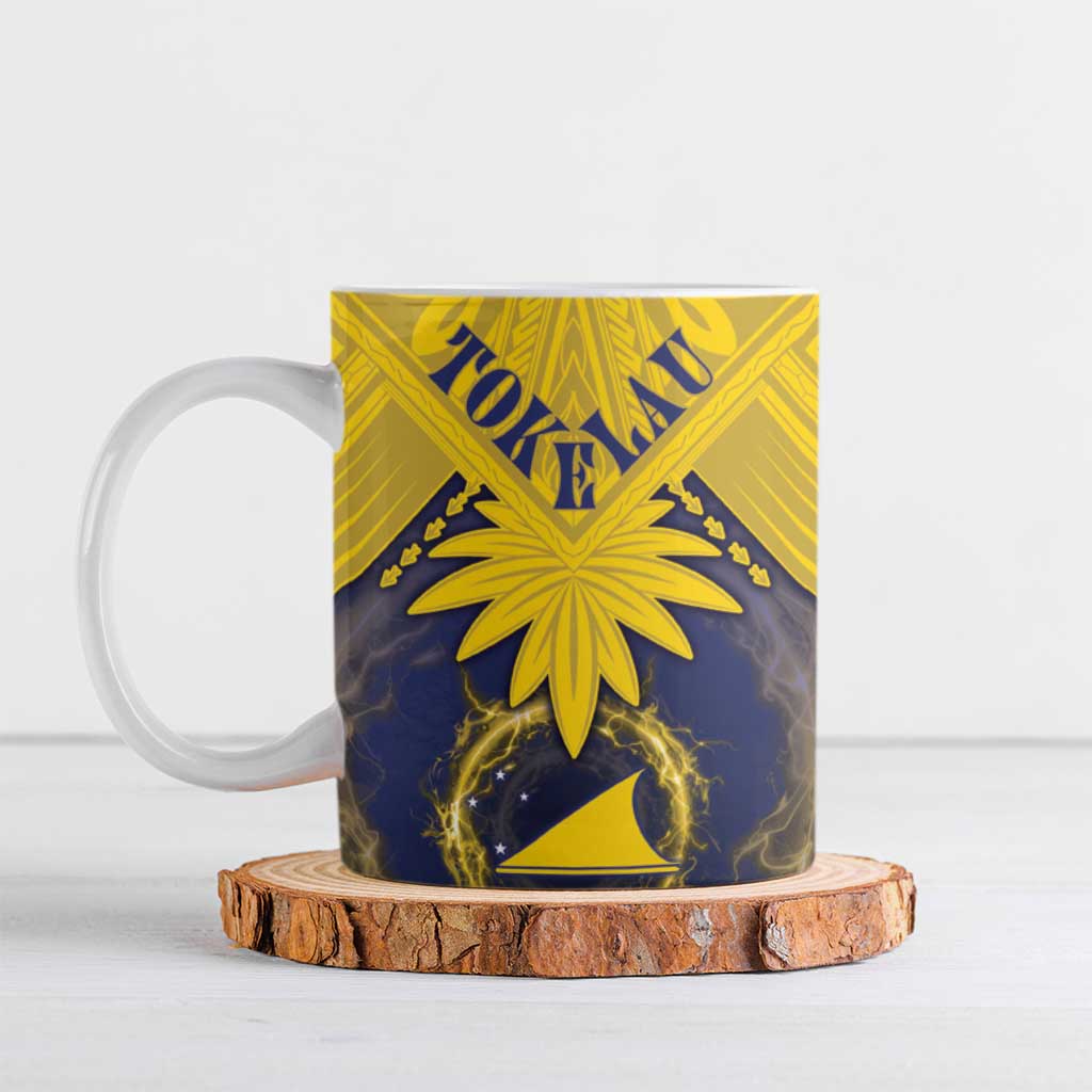 Tokelau Tokehega Day Ceramic Mug National Badge Special Style - Polynesian Pride
