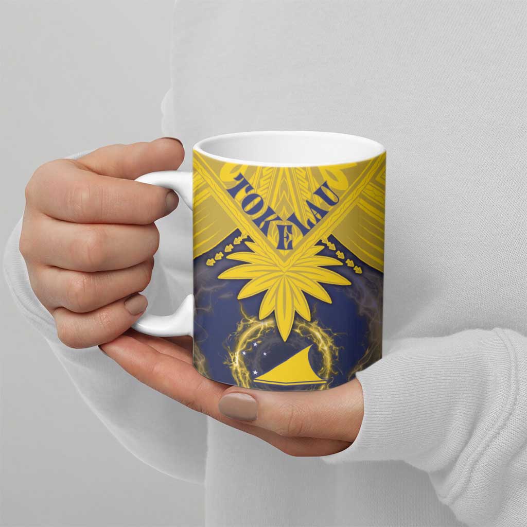 Tokelau Tokehega Day Ceramic Mug National Badge Special Style - Polynesian Pride