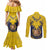 Tokelau Tokehega Day Couples Matching Mermaid Dress and Long Sleeve Button Shirt National Badge Special Style - Polynesian Pride