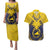Tokelau Tokehega Day Couples Matching Puletasi and Hawaiian Shirt National Badge Special Style - Polynesian Pride