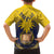 Tokelau Tokehega Day Family Matching Off The Shoulder Long Sleeve Dress and Hawaiian Shirt National Badge Special Style - Polynesian Pride