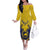 Tokelau Tokehega Day Family Matching Off The Shoulder Long Sleeve Dress and Hawaiian Shirt National Badge Special Style - Polynesian Pride