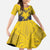 Tokelau Tokehega Day Family Matching Off Shoulder Maxi Dress and Hawaiian Shirt National Badge Special Style - Polynesian Pride