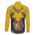 Tokelau Tokehega Day Family Matching Off Shoulder Maxi Dress and Hawaiian Shirt National Badge Special Style - Polynesian Pride