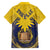 Tokelau Tokehega Day Family Matching Short Sleeve Bodycon Dress and Hawaiian Shirt National Badge Special Style - Polynesian Pride