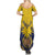Tokelau Tokehega Day Family Matching Summer Maxi Dress and Hawaiian Shirt National Badge Special Style - Polynesian Pride