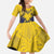 Tokelau Tokehega Day Kid Short Sleeve Dress National Badge Special Style - Polynesian Pride
