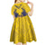 Tokelau Tokehega Day Kid Short Sleeve Dress National Badge Special Style - Polynesian Pride