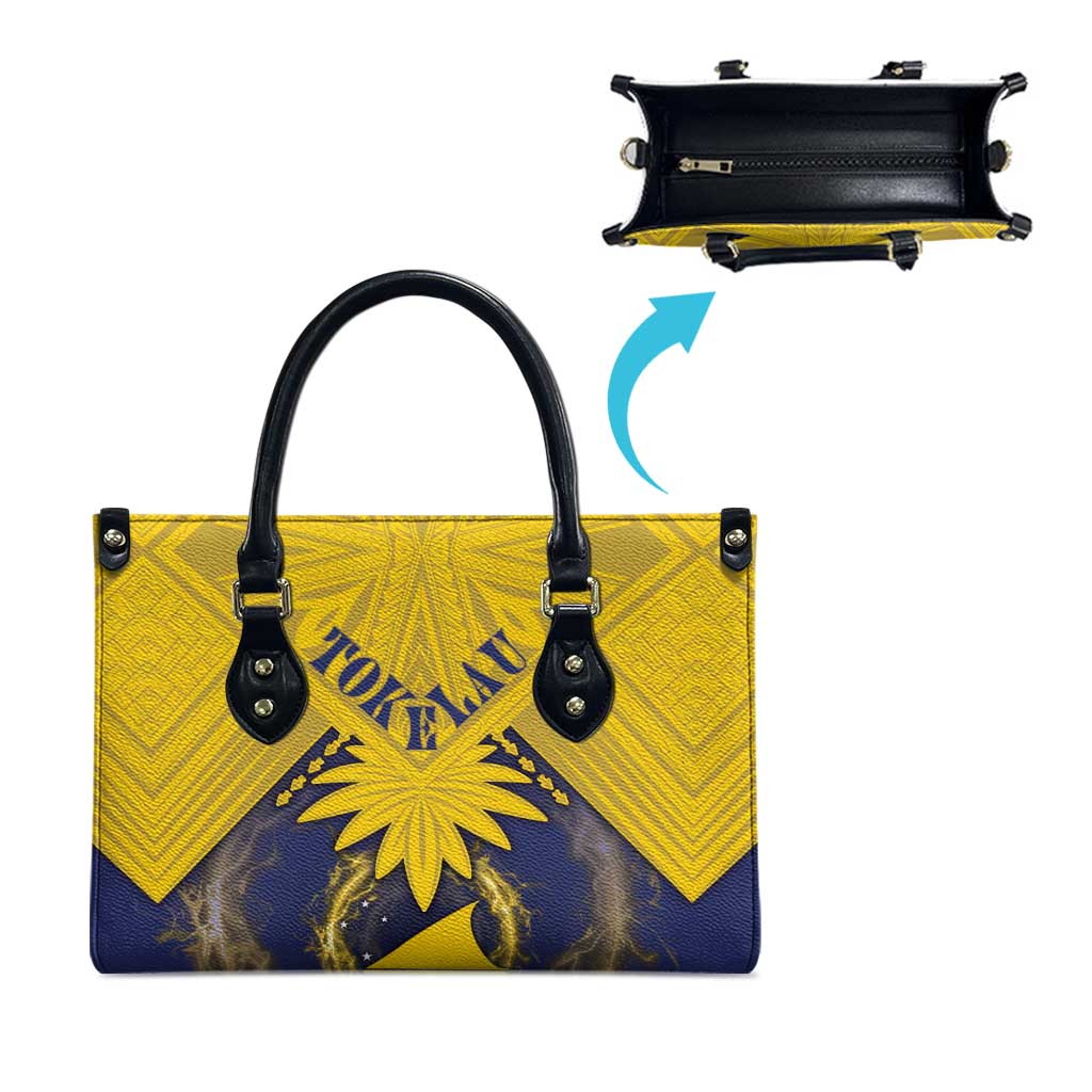 Tokelau Tokehega Day Leather Bag National Badge Special Style - Polynesian Pride