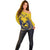 Tokelau Tokehega Day Off Shoulder Sweater National Badge Special Style - Polynesian Pride