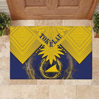Tokelau Tokehega Day Rubber Doormat National Badge Special Style - Polynesian Pride