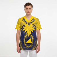 Tokelau Tokehega Day Scrub Top National Badge Special Style - Polynesian Pride