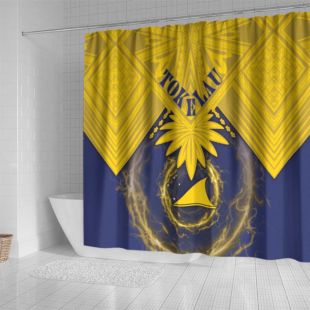Tokelau Tokehega Day Shower Curtain National Badge Special Style - Polynesian Pride