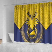 Tokelau Tokehega Day Shower Curtain National Badge Special Style - Polynesian Pride