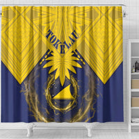 Tokelau Tokehega Day Shower Curtain National Badge Special Style - Polynesian Pride