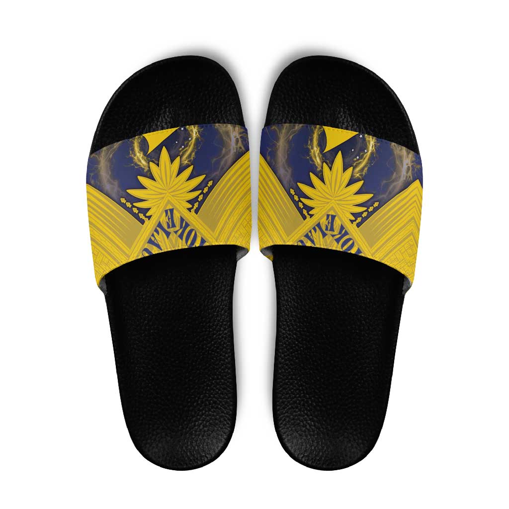 Tokelau Tokehega Day Slide Sandals National Badge Special Style - Polynesian Pride
