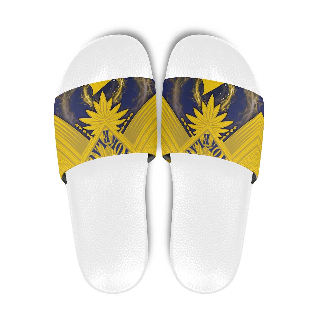 Tokelau Tokehega Day Slide Sandals National Badge Special Style - Polynesian Pride