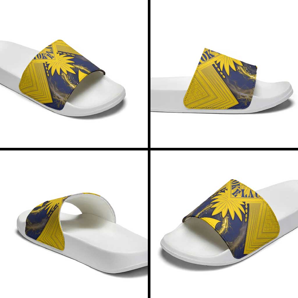 Tokelau Tokehega Day Slide Sandals National Badge Special Style - Polynesian Pride