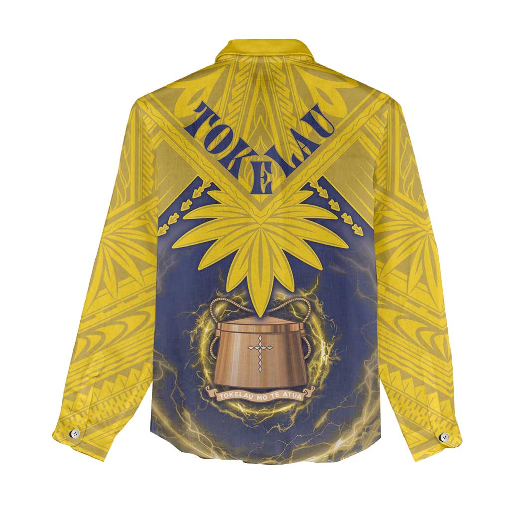 Tokelau Tokehega Day Women Casual Shirt National Badge Special Style - Polynesian Pride