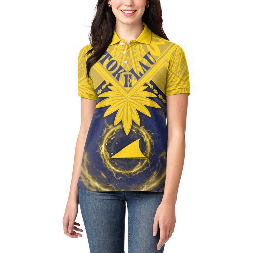Tokelau Tokehega Day Women Polo Shirt National Badge Special Style - Polynesian Pride