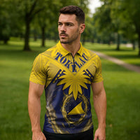 Tokelau Tokehega Day Zipper Polo Shirt National Badge Special Style - Polynesian Pride