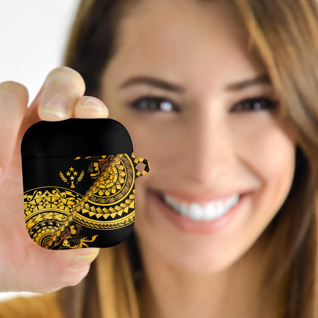 Kosrae Liberation Day AirPods Case Polynesian Floral Tattoo - Polynesian Pride